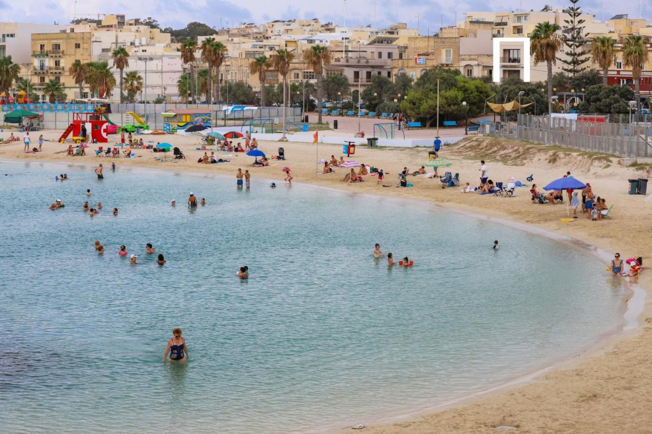 Gem Beachfront Apt With Amazing Bay And Sea Views Birżebbuġa Εξωτερικό φωτογραφία